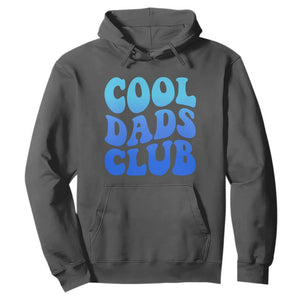 Cool Dads Club Blue Typography Hoodie Fathers Day Gift TS12 Dark Heather Print Your Wear