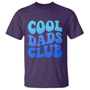 Cool Dads Club Blue Typography T Shirt Fathers Day Gift TS12 Purple Print Your Wear