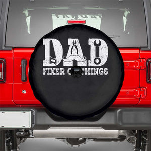 Handyman Dad Fixer Of Everything Spare Tire Cover Funny Garage Papa TS12 Black Print Your Wear