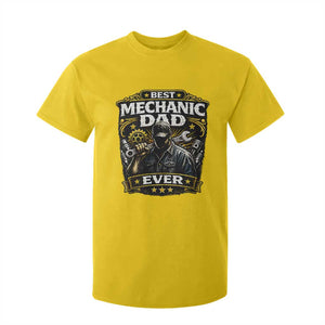 Best Mechanic Dad Ever T Shirt For Kid Auto Repair Fathers Day Graphic TS12 Daisy Print Your Wear