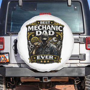 Best Mechanic Dad Ever Spare Tire Cover Auto Repair Fathers Day Graphic TS12 No hole White Print Your Wear