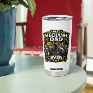 Best Mechanic Dad Ever Tumbler Cup Auto Repair Fathers Day Graphic TS12 Print Your Wear