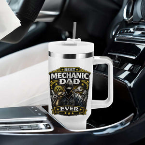 Best Mechanic Dad Ever Tumbler With Handle Auto Repair Fathers Day Graphic TS12 Print Your Wear