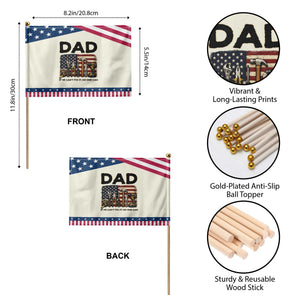 Mechanic Dad American Flag Patriotic Handheld Flag If He Cant Fix It No One Can TS12 Print Your Wear