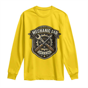 Mechanic Dad Legend In The Garage Long Sleeve Shirt Funny Auto Repair Fathers Day Gift TS12 Daisy Print Your Wear
