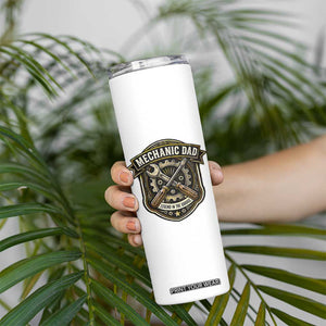 Mechanic Dad Legend In The Garage Skinny Tumbler Funny Auto Repair Fathers Day Gift TS12 Print Your Wear