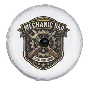 Mechanic Dad Legend In The Garage Spare Tire Cover Funny Auto Repair Fathers Day Gift TS12 Print Your Wear