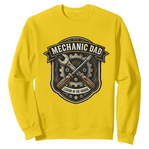 Mechanic Dad Legend In The Garage Sweatshirt Funny Auto Repair Fathers Day Gift TS12 Daisy Print Your Wear