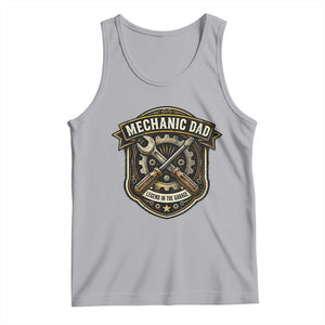 Mechanic Dad Legend In The Garage Tank Top Funny Auto Repair Fathers Day Gift TS12 Athletic Heather Print Your Wear