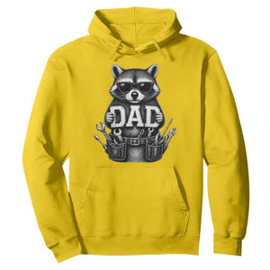 Funny Raccoon Dad Mechanic Hoodie Trash Panda Fathers Day Gift TS12 Daisy Print Your Wear