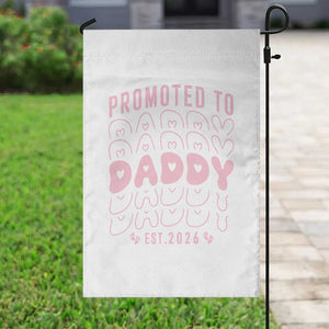 Promoted To Daddy 2026 New Girl Dad Garden Flag First Time Fathers Day Gift TS12 Print Your Wear