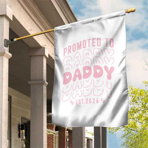Promoted To Daddy 2026 New Girl Dad Garden Flag First Time Fathers Day Gift TS12 Print Your Wear