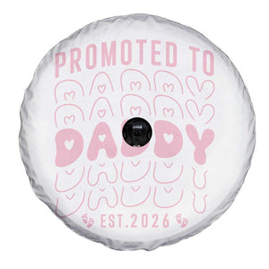 Promoted To Daddy 2026 New Girl Dad Spare Tire Cover First Time Fathers Day Gift TS12 Print Your Wear