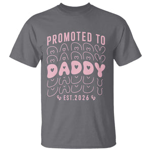 Promoted To Daddy 2026 New Girl Dad T Shirt First Time Fathers Day Gift TS12 Charcoal Print Your Wear