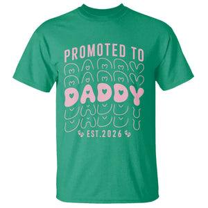 Promoted To Daddy 2026 New Girl Dad T Shirt First Time Fathers Day Gift TS12 Irish Green Print Your Wear