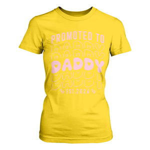 Promoted To Daddy 2026 New Girl Dad T Shirt For Women First Time Fathers Day Gift TS12 Daisy Print Your Wear