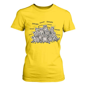 Funny Raccoon Grandpa T Shirt For Women Chaos Coordinator Grandpa Life Graphic TS12 Daisy Print Your Wear