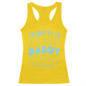Promoted To Daddy 2026 New Boy Dad Racerback Tank Top First Time Fathers Day Gift TS12 Daisy Print Your Wear