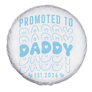 Promoted To Daddy 2026 New Boy Dad Spare Tire Cover First Time Fathers Day Gift TS12 Print Your Wear