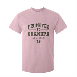 Promoted To Grandpa Est 2026 T Shirt For Kid Vintage Camo Grandpa Graphic TS12 Light Pink Print Your Wear