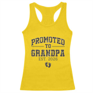 Promoted To Grandpa Est 2026 Racerback Tank Top Vintage Camo Grandpa Graphic TS12 Daisy Print Your Wear