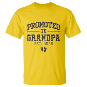 Promoted To Grandpa Est 2026 T Shirt Vintage Camo Grandpa Graphic TS12 Daisy Print Your Wear