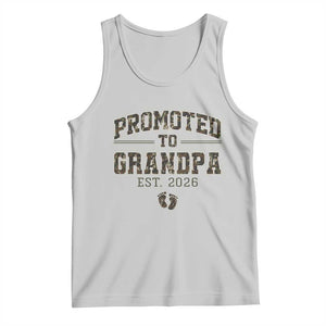 Promoted To Grandpa Est 2026 Tank Top Vintage Camo Grandpa Graphic TS12 Ash Print Your Wear