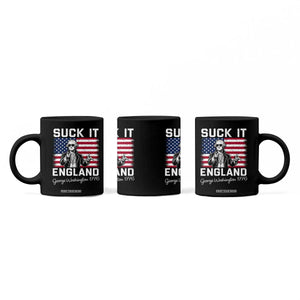 Funny 4th Of July George Washington Coffee Mug Suck It England