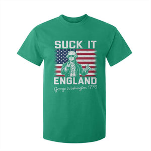 Funny 4th Of July George Washington T Shirt For Kid Suck It England