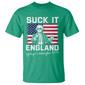 Funny 4th Of July George Washington T Shirt Suck It England