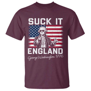 Funny 4th Of July George Washington T Shirt Suck It England
