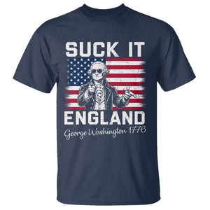 Funny 4th Of July George Washington T Shirt Suck It England