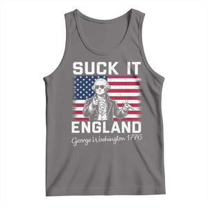 Funny 4th Of July George Washington Tank Top Suck It England