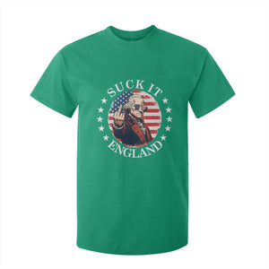 Funny George Washington Revolutionary War T Shirt For Kid Suck It England