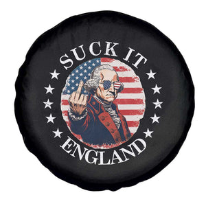 Funny George Washington Revolutionary War Spare Tire Cover Suck It England