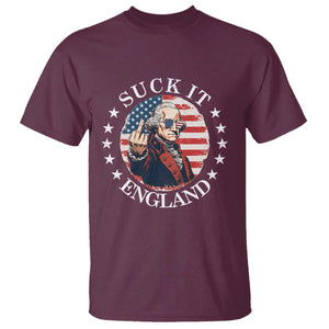 Funny George Washington Revolutionary War T Shirt Suck It England