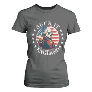 Funny George Washington Revolutionary War T Shirt For Women Suck It England