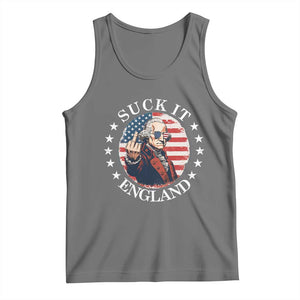 Funny George Washington Revolutionary War Tank Top Suck It England