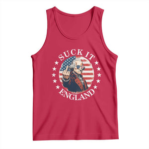 Funny George Washington Revolutionary War Tank Top Suck It England