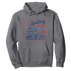 Spilling The Tea Since 1773 Hoodie Boston Tea Party USA History Humor