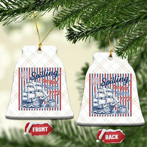 Spilling The Tea Since 1773 Ceramic Ornament Boston Tea Party USA History Humor TS12 Print Your Wear