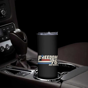 America Retro 250 Years Freedom USA 1776 2026 Skinny Tumbler