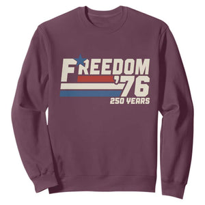America Retro 250 Years Freedom USA 1776 2026 Sweatshirt