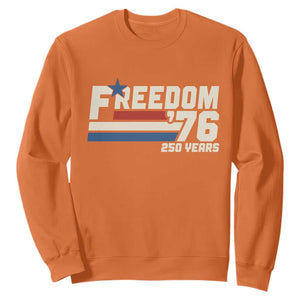 America Retro 250 Years Freedom USA 1776 2026 Sweatshirt