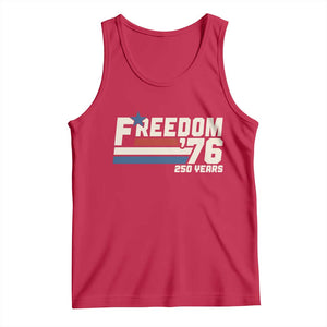 America Retro 250 Years Freedom USA 1776 2026 Tank Top