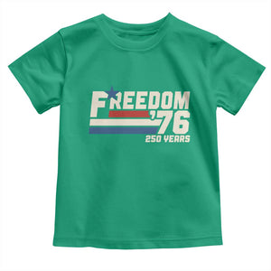 America Retro 250 Years Freedom USA 1776 2026 Toddler T Shirt