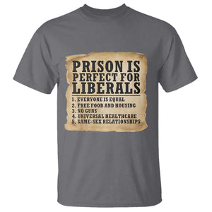 Vintage Prison Is Perfect For Liberals T Shirt Funny Political Graphic