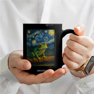 Funny Frog Coffee Mug Van Gogh Style Starry Night TS12 Print Your Wear