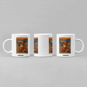 Funny Frog Coffee Mug Playing Guitar Van Gogh Starry Night Art Parody TS12 Print Your Wear