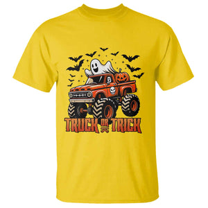 Truck Or Treat Ghost Racing T Shirt Funny Halloween Monster Truck Lover TS12 Daisy Print Your Wear